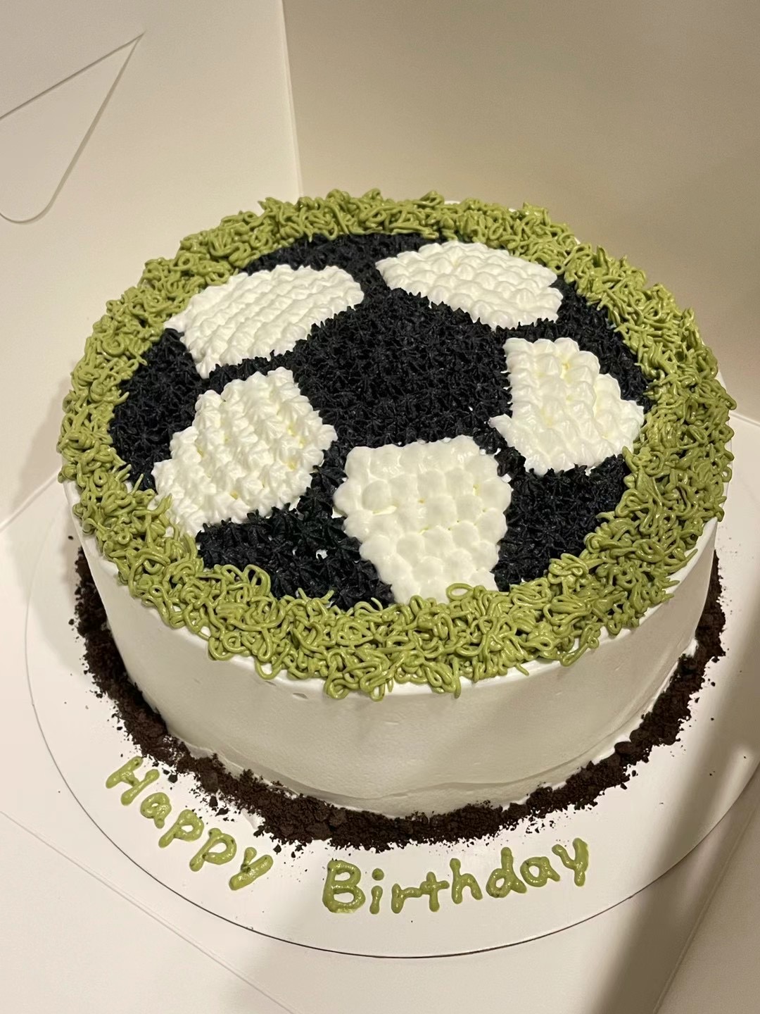 绿茵足球生日蛋糕